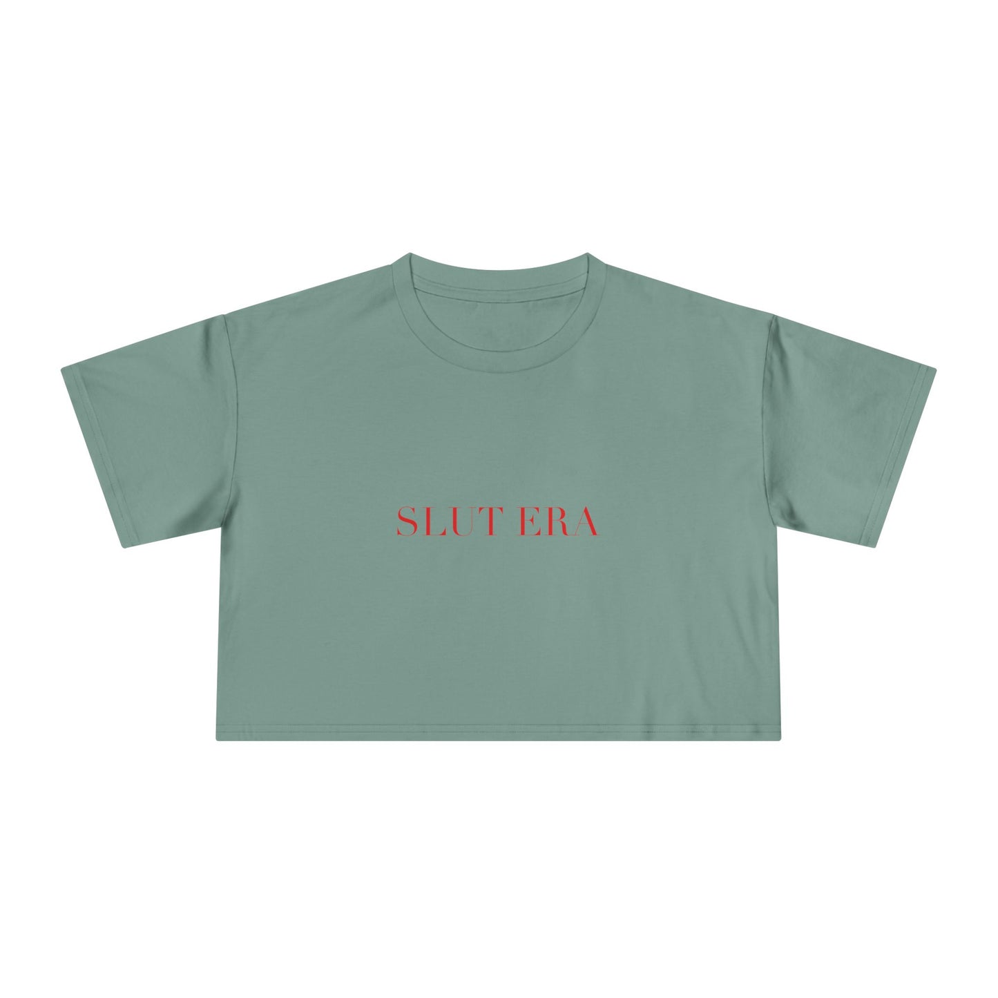 SLUT ERA — Cursive | Crop Tee
