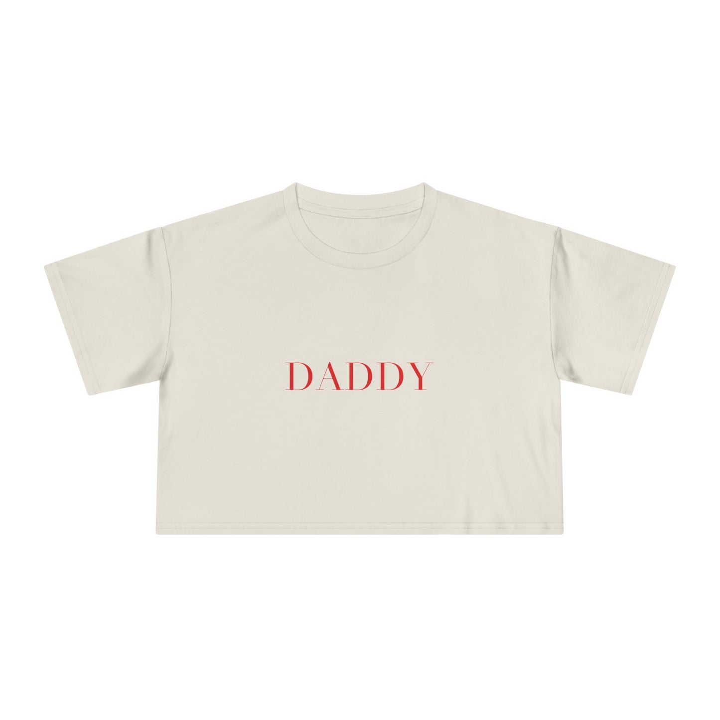 DADDY — Cursive | Crop Tee