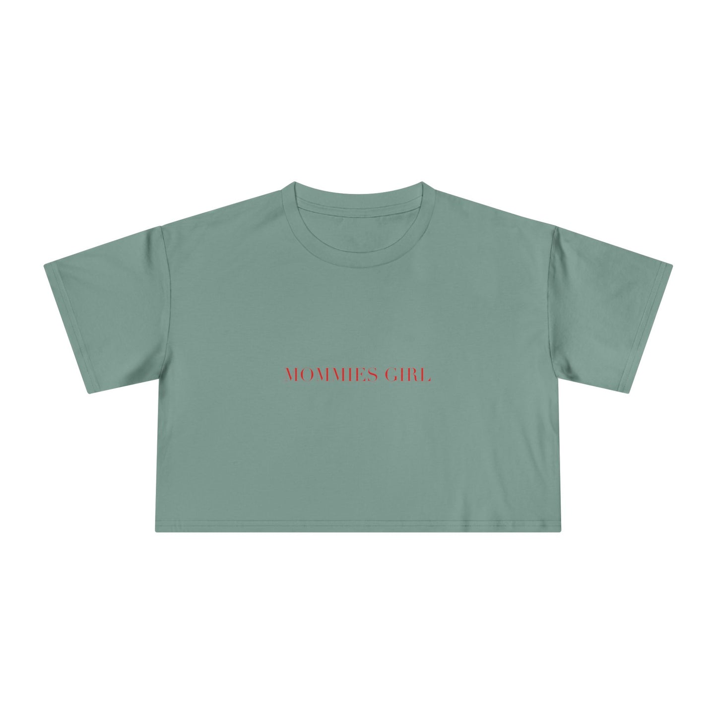 MOMMIES GIRL — Cursive | Crop Tee