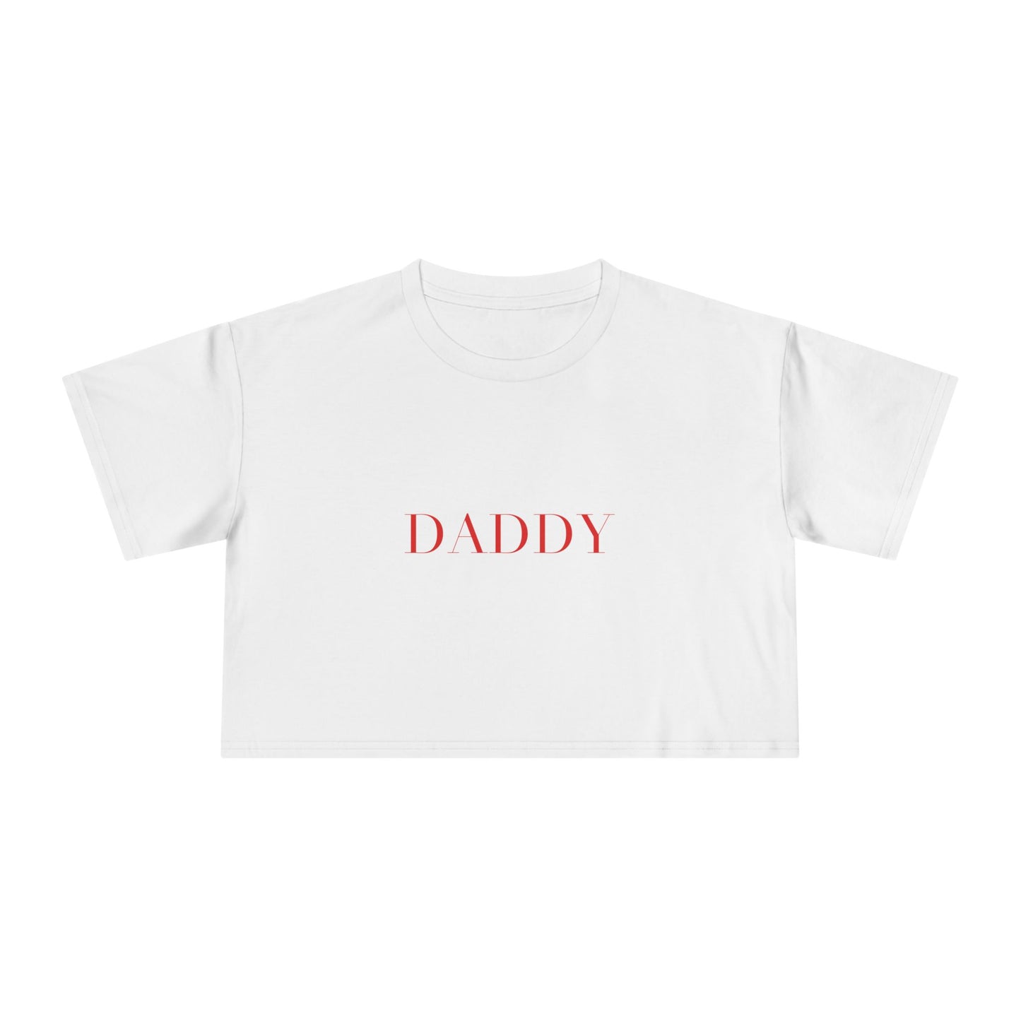 DADDY — Cursive | Crop Tee
