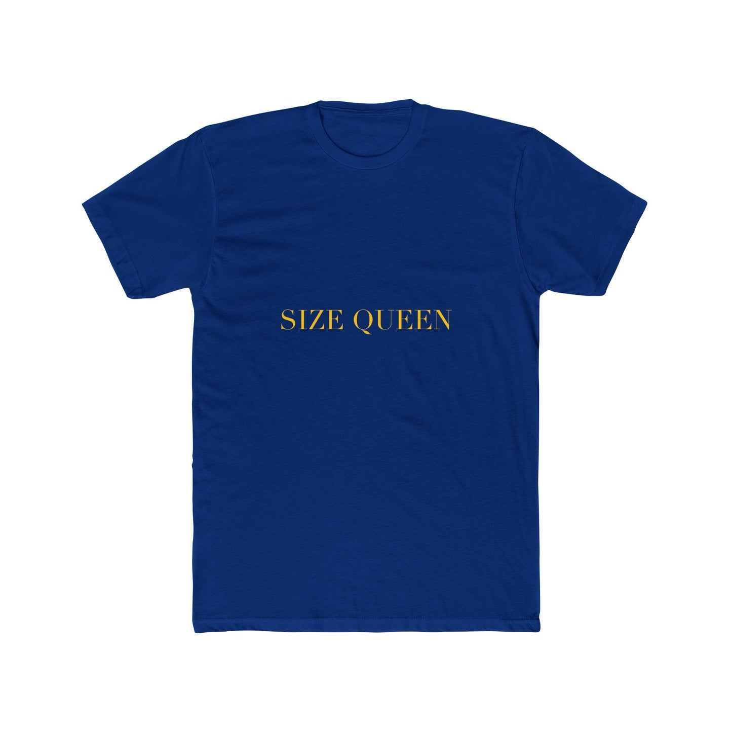 SIZE QUEEN — Cursive | Unisex Tee