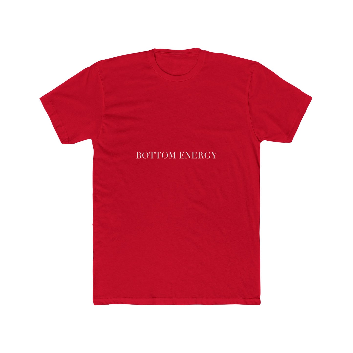 BOTTOM ENERGY — Cursive | Unisex Tee