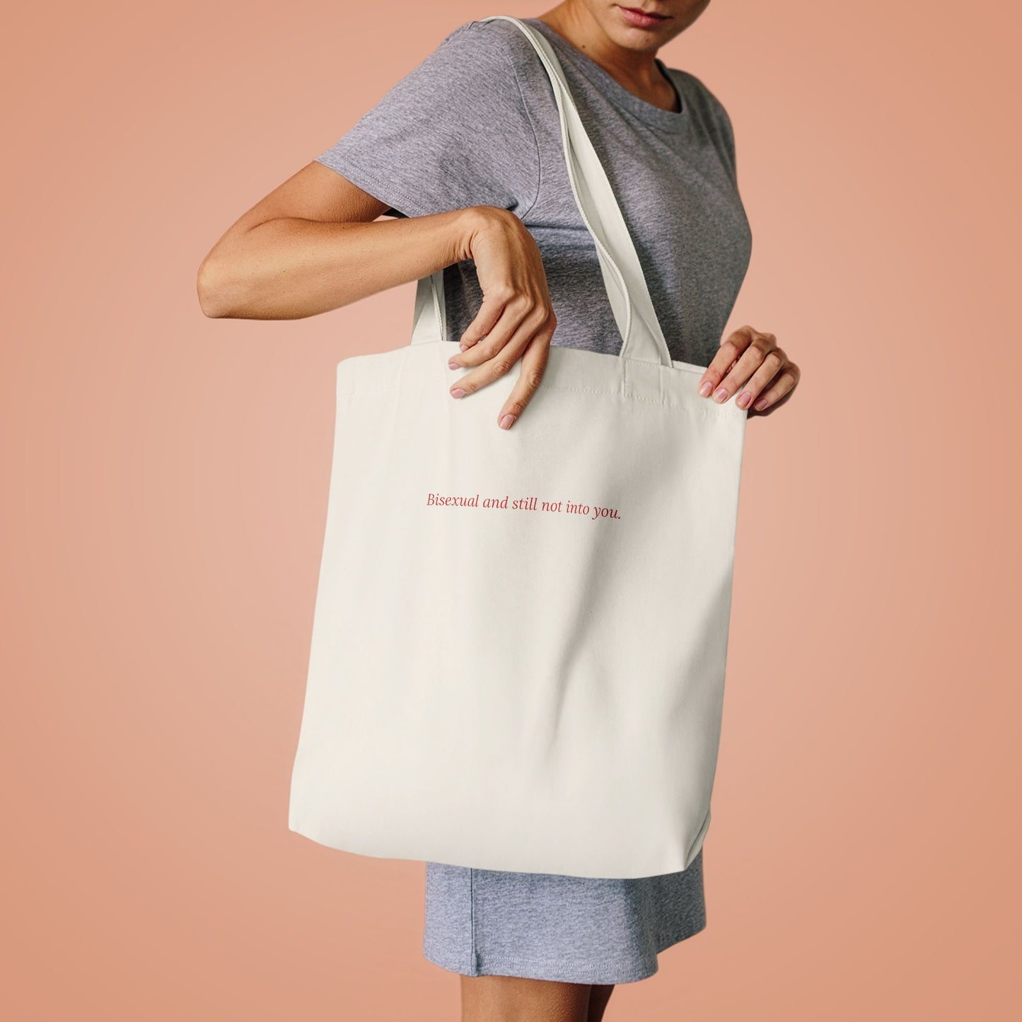 Bisexual and Still Not Into You — Cursive | Tote Bag