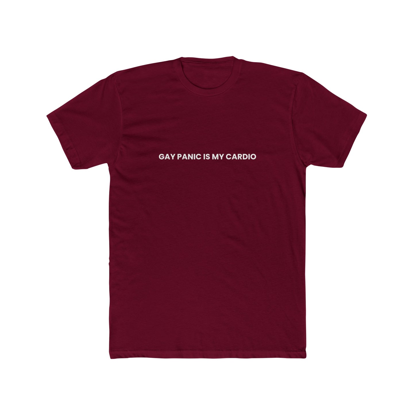 Gay Panic Is My Cardio — Bold | Unisex Tee