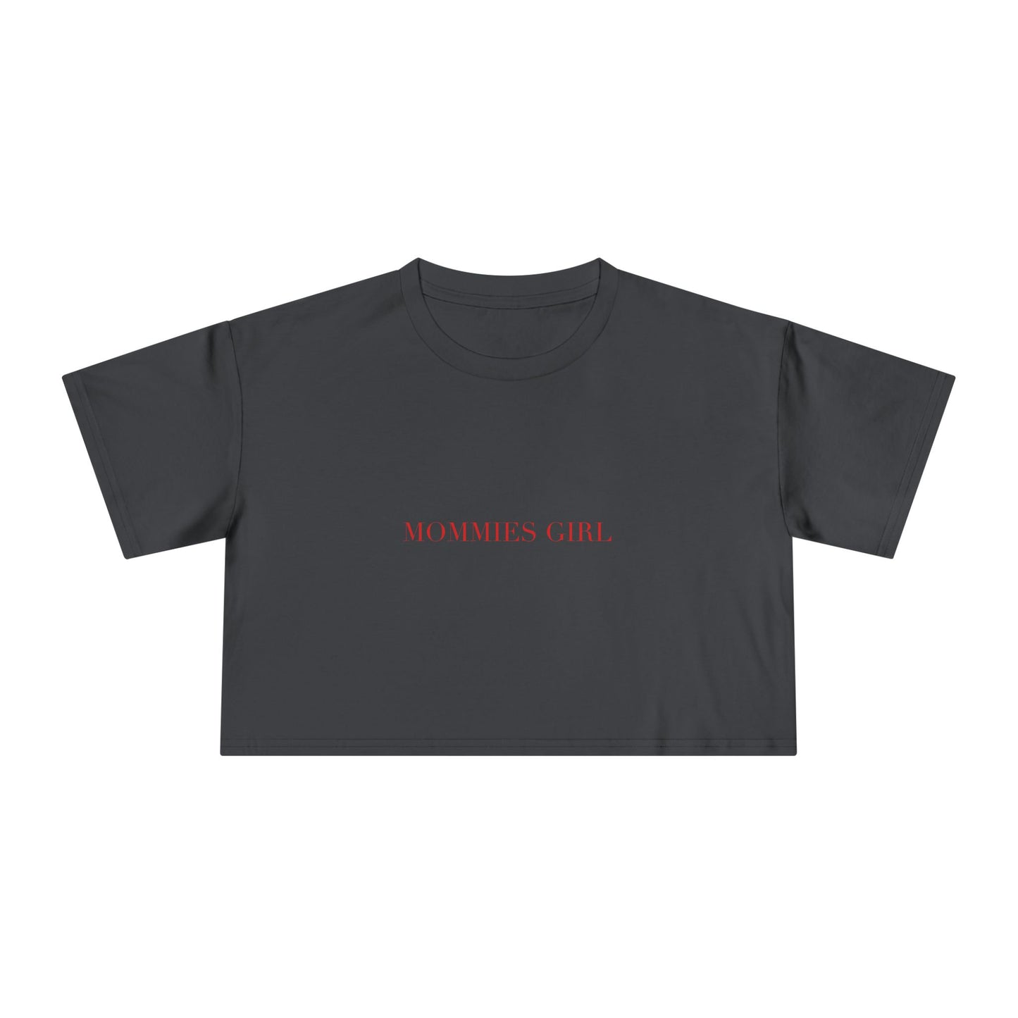 MOMMIES GIRL — Cursive | Crop Tee
