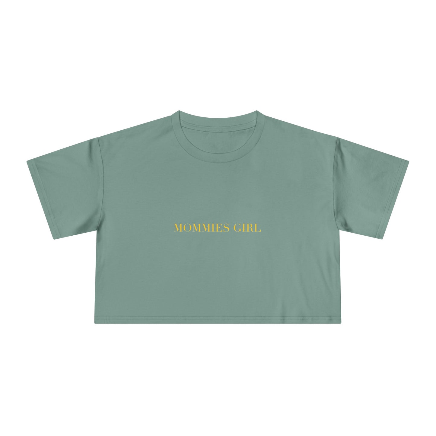 MOMMIES GIRL — Cursive | Crop Tee