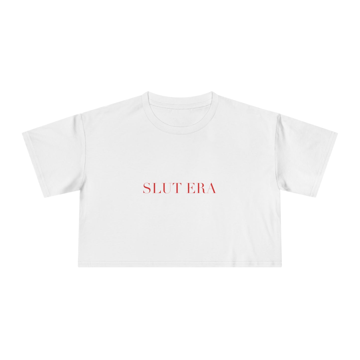 SLUT ERA — Cursive | Crop Tee