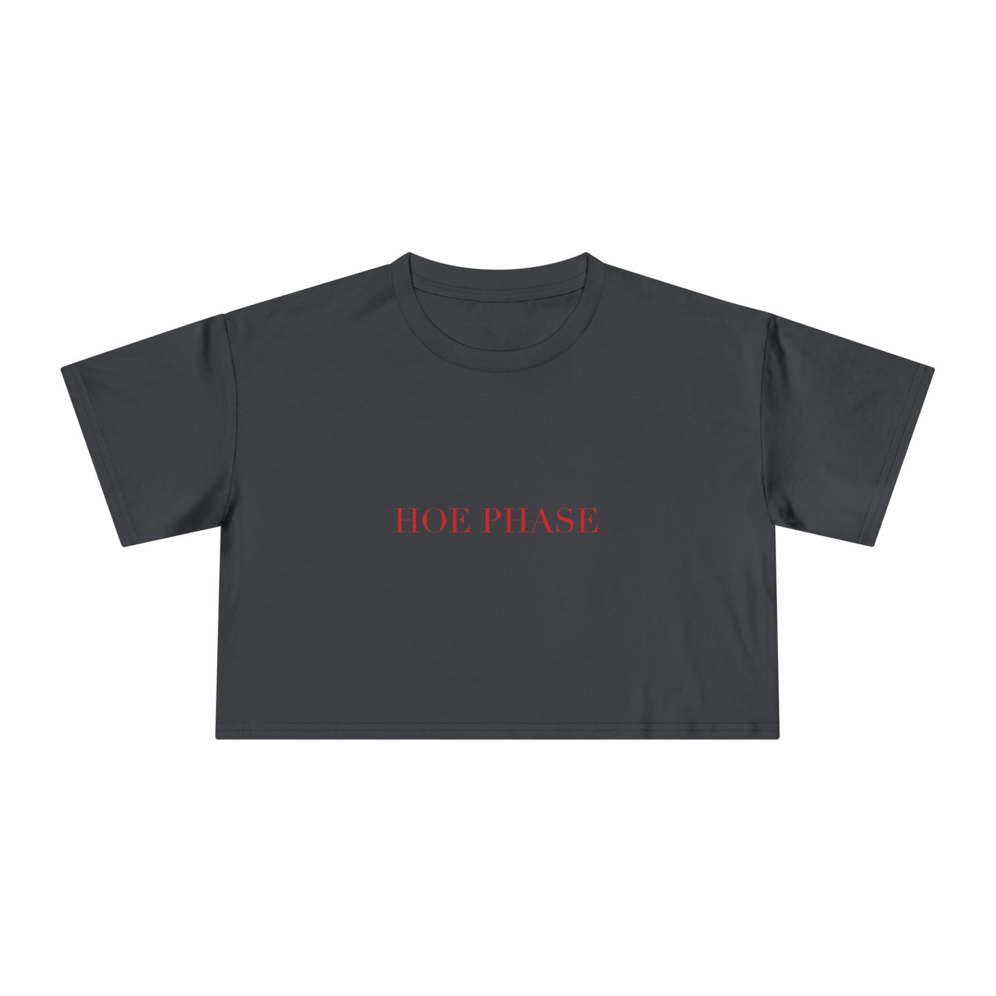 HOE PHASE — Cursive | Crop Tee