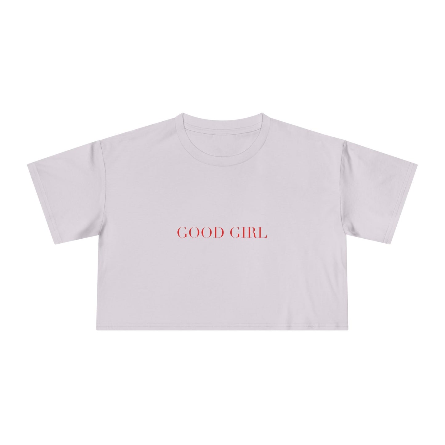 GOOD GIRL — Cursive | Crop Tee