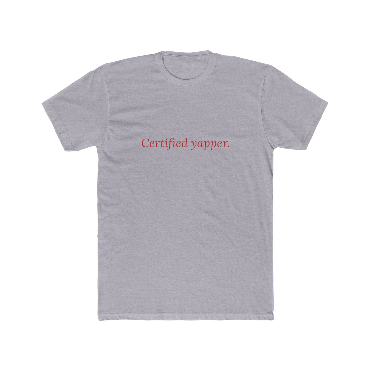 Certified Yapper — Cursive | Unisex Tee