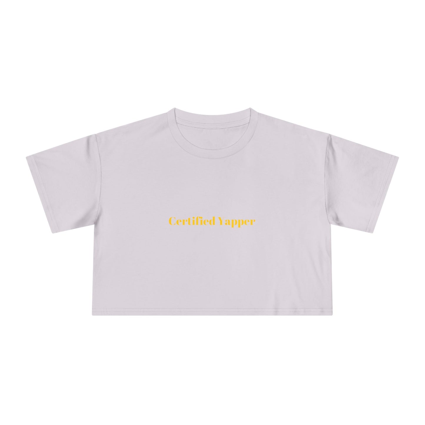 Certified Yapper — Bold | Crop Tee