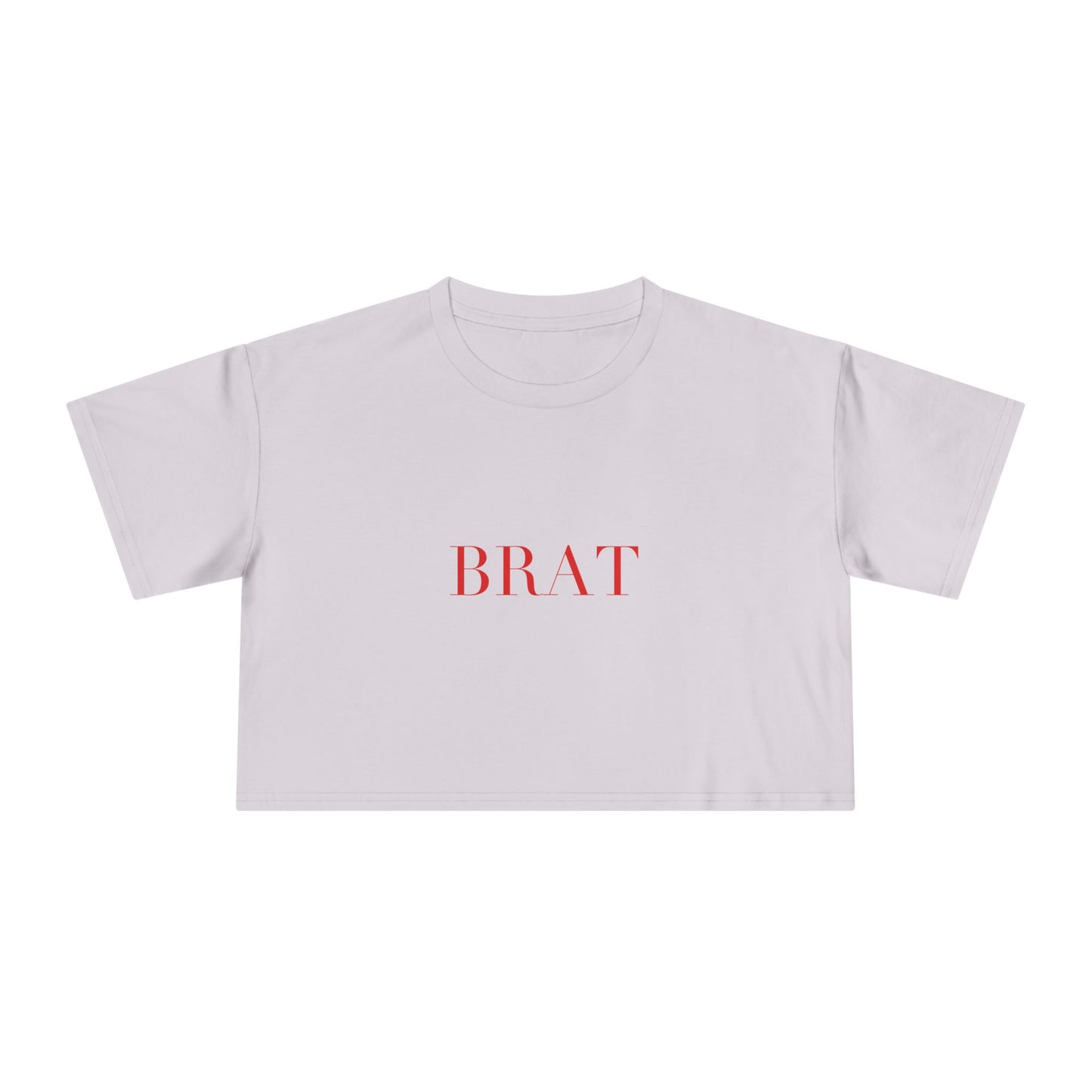 BRAT — Cursive | Crop Tee