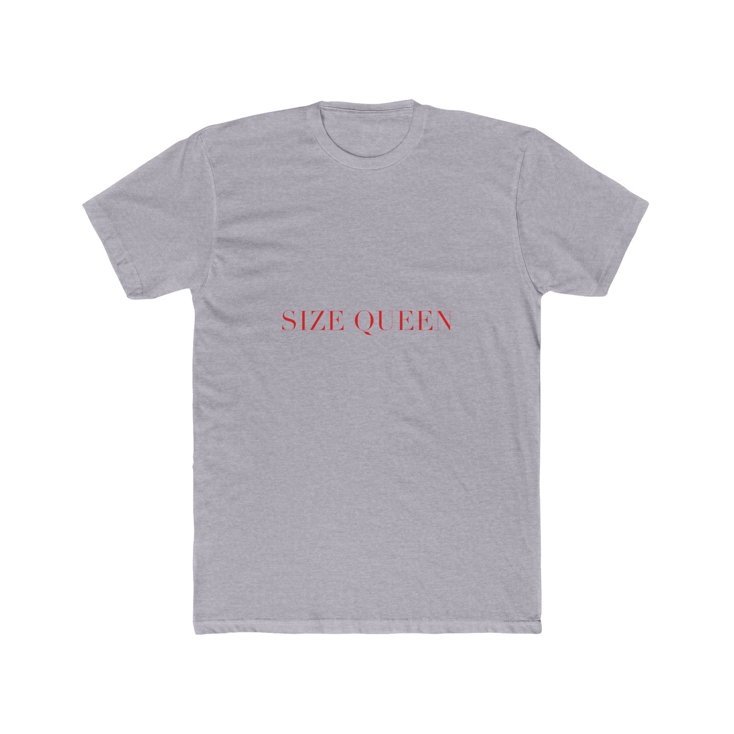 SIZE QUEEN — Cursive | Unisex Tee