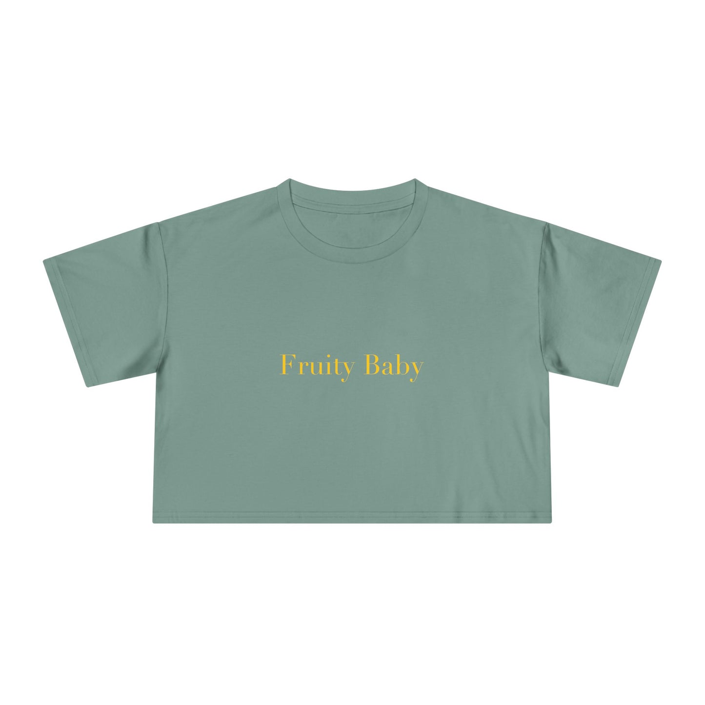Fruity Baby — Cursive | Crop Tee