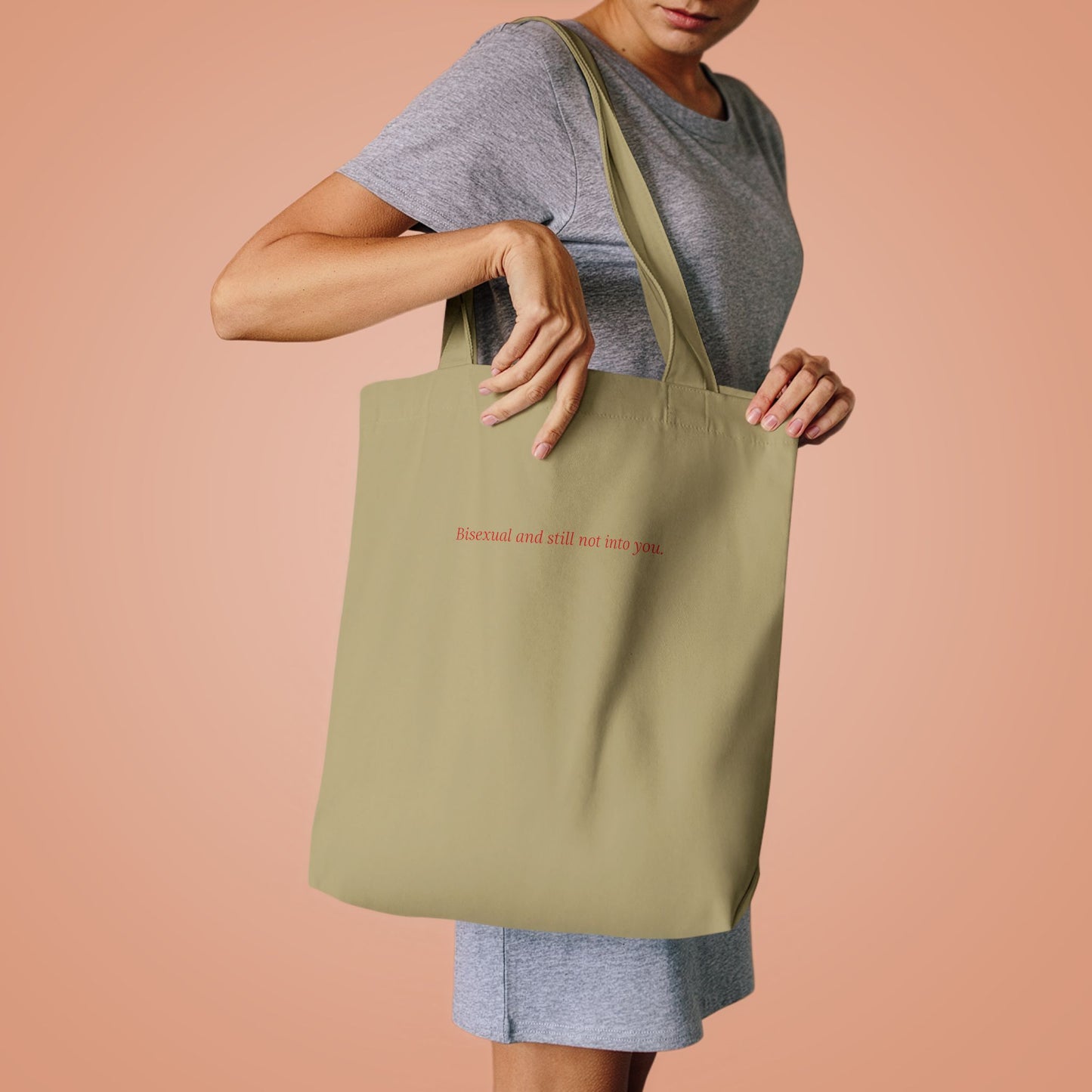 Bisexual and Still Not Into You — Cursive | Tote Bag