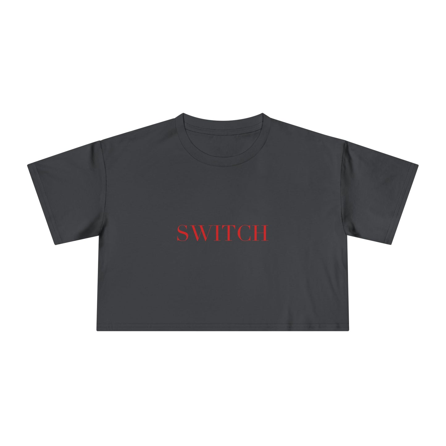SWITCH — Cursive | Crop Tee