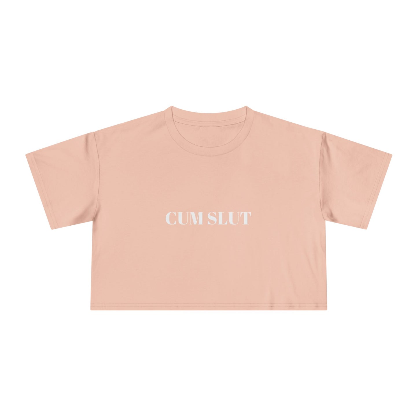 CUM SLUT — Bold | Crop Tee