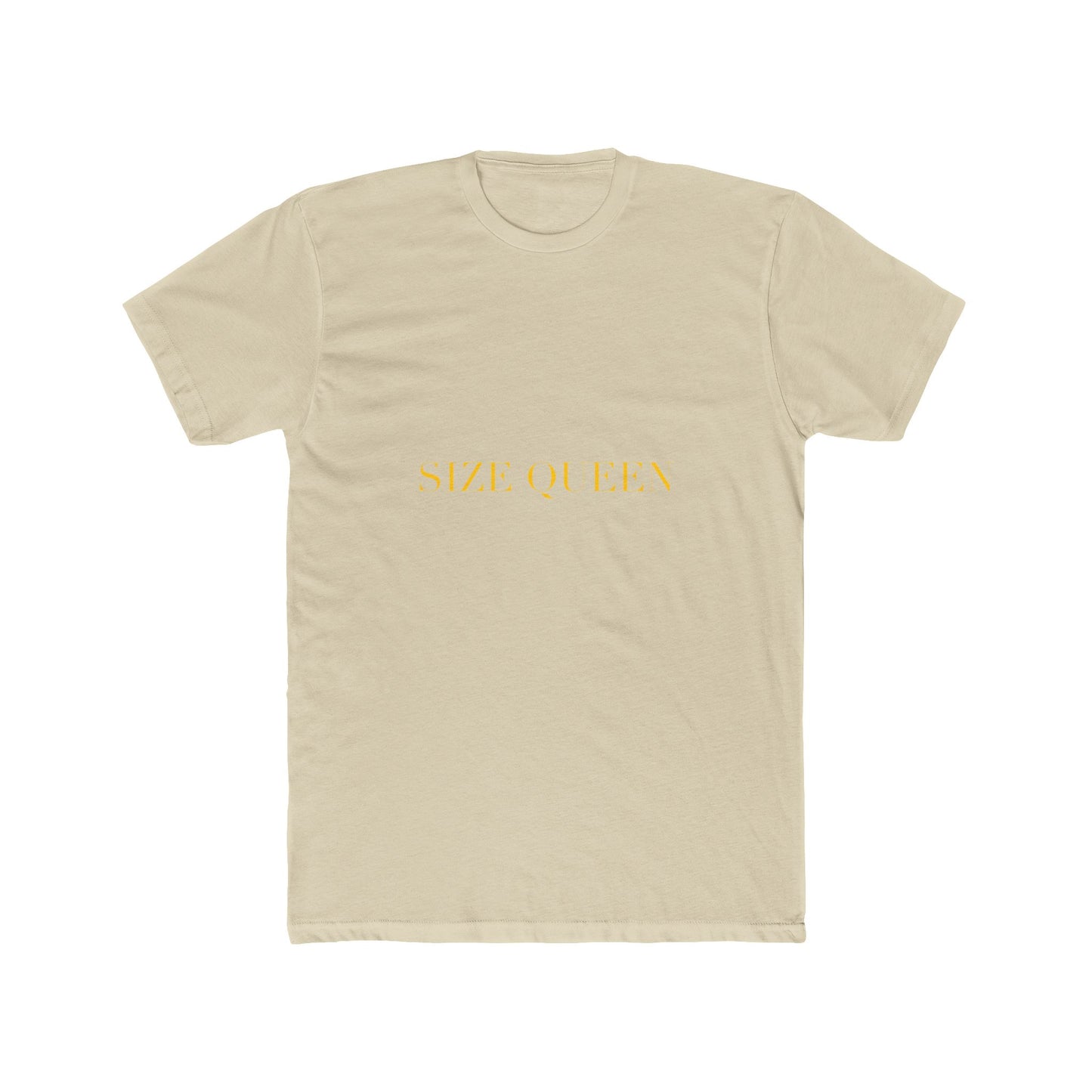 SIZE QUEEN — Cursive | Unisex Tee