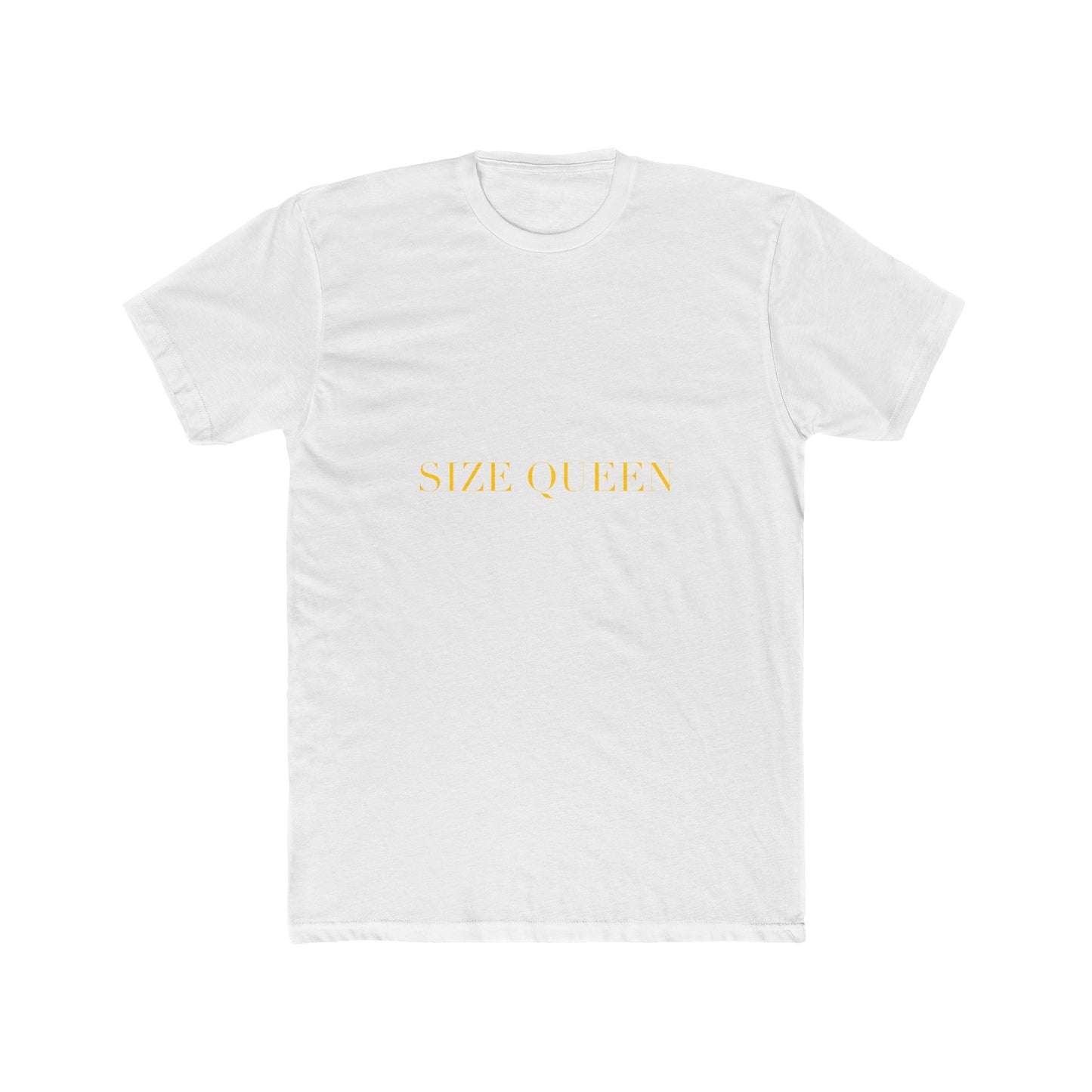 SIZE QUEEN — Cursive | Unisex Tee