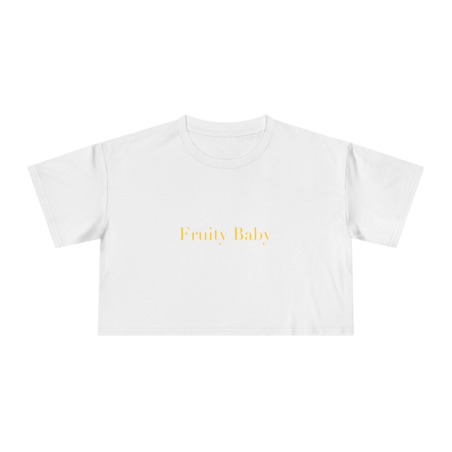 Fruity Baby — Cursive | Crop Tee