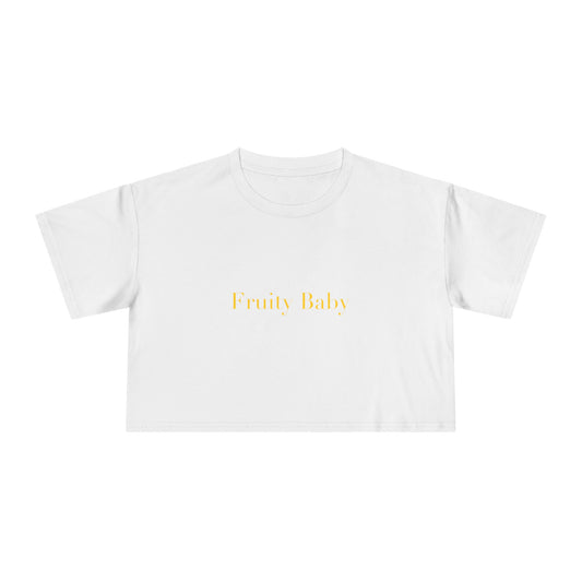 Fruity Baby — Cursive | Crop Tee