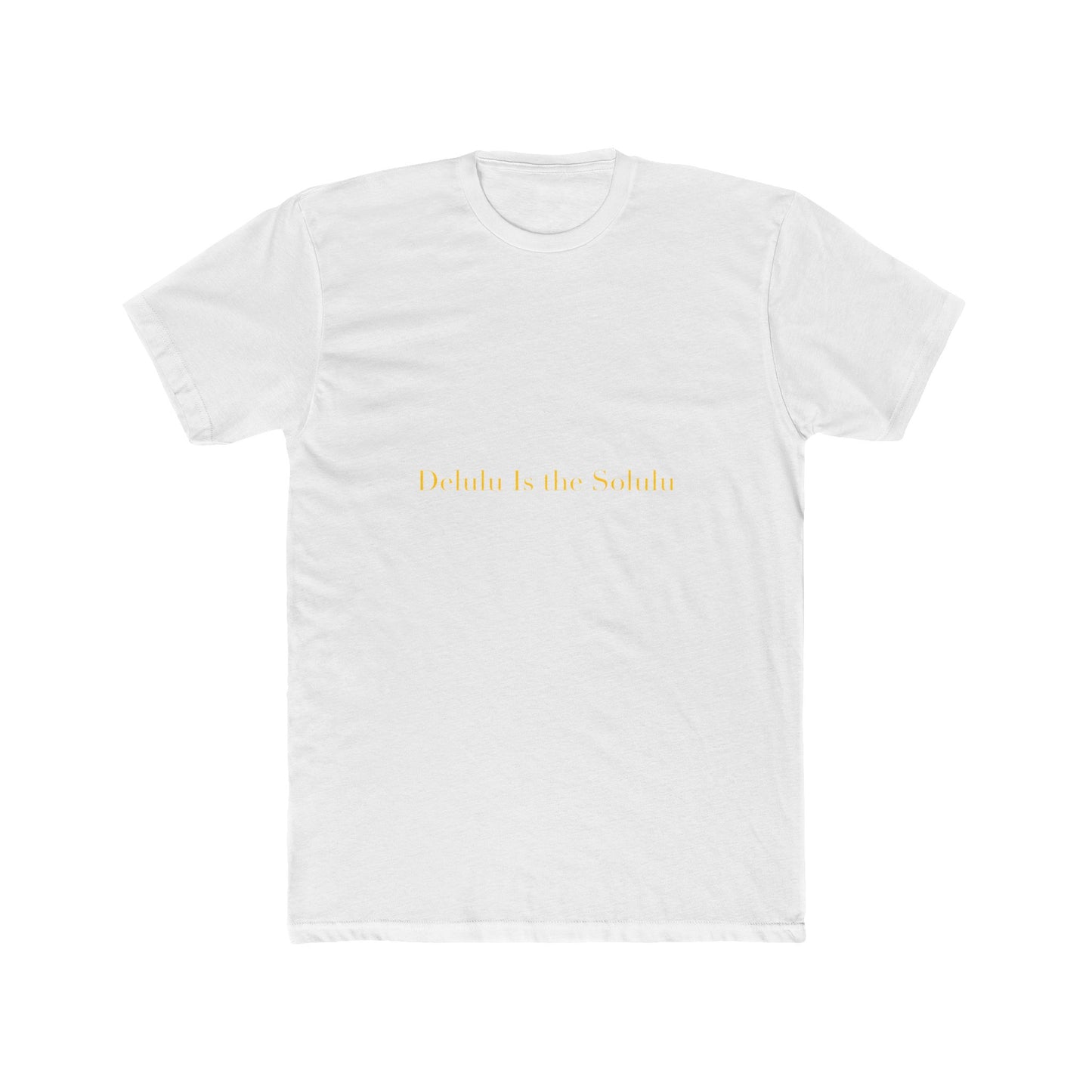 Delulu Is the Solulu — Cursive | Unisex Tee