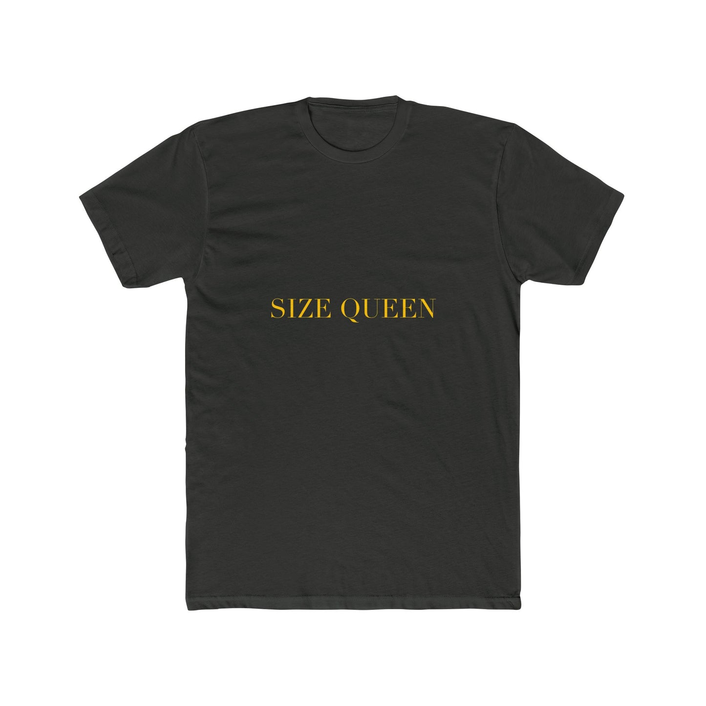 SIZE QUEEN — Cursive | Unisex Tee