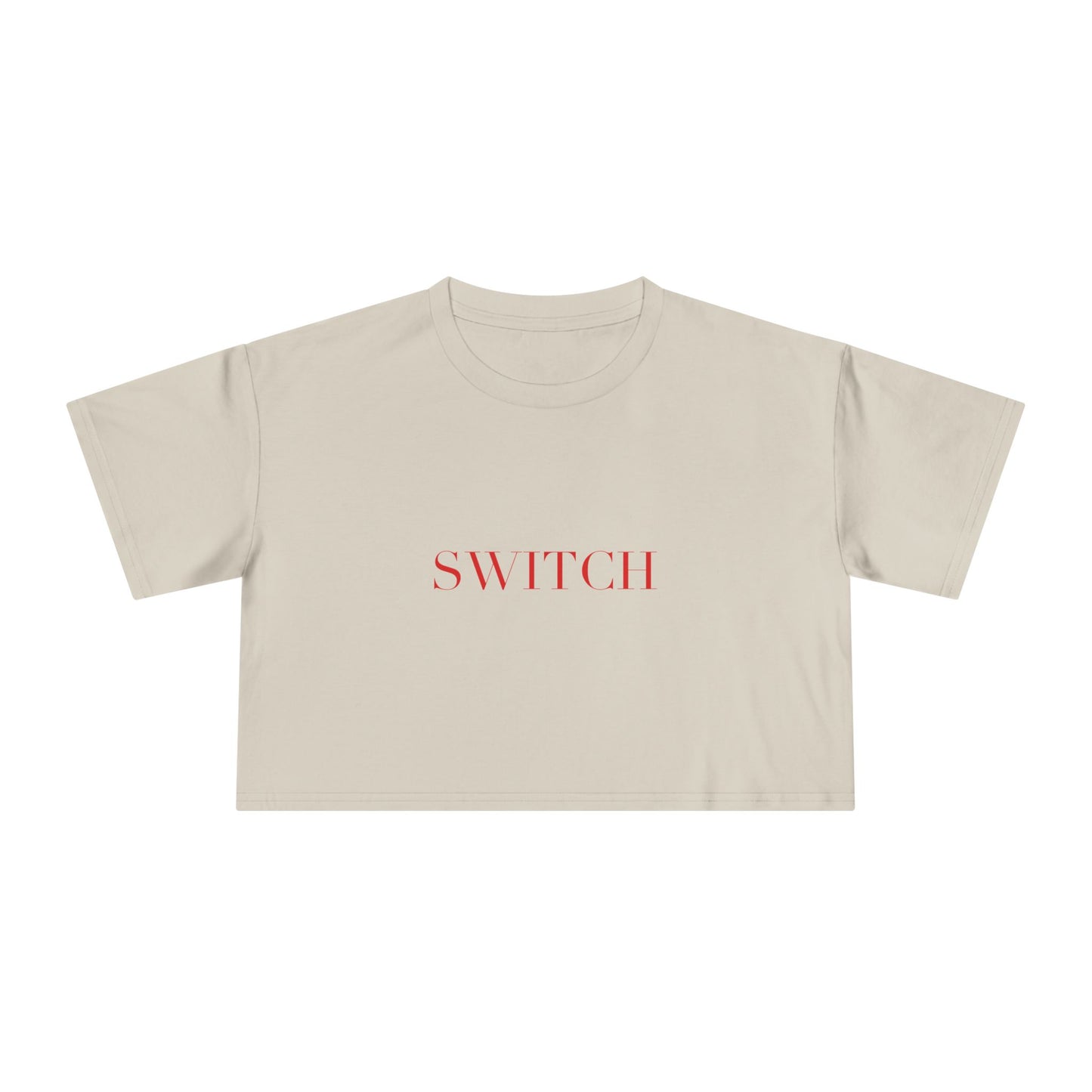 SWITCH — Cursive | Crop Tee