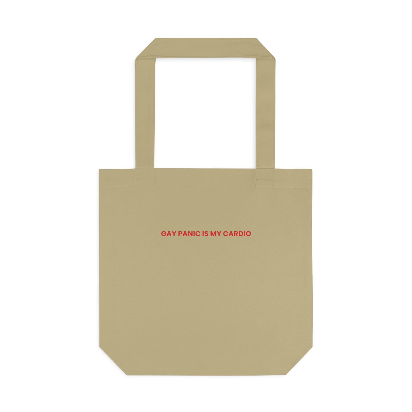 Gay Panic Is My Cardio — Bold | Tote Bag