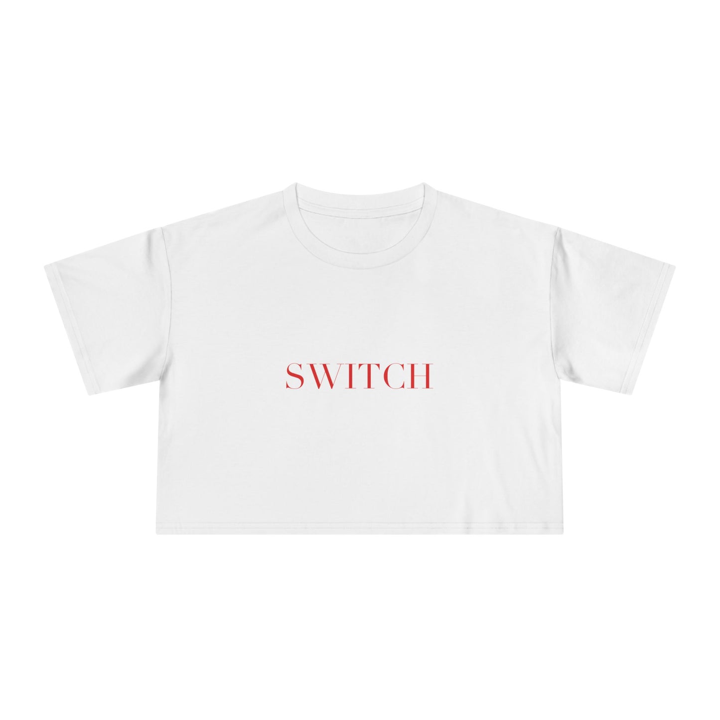 SWITCH — Cursive | Crop Tee