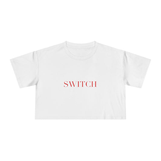 SWITCH — Cursive | Crop Tee