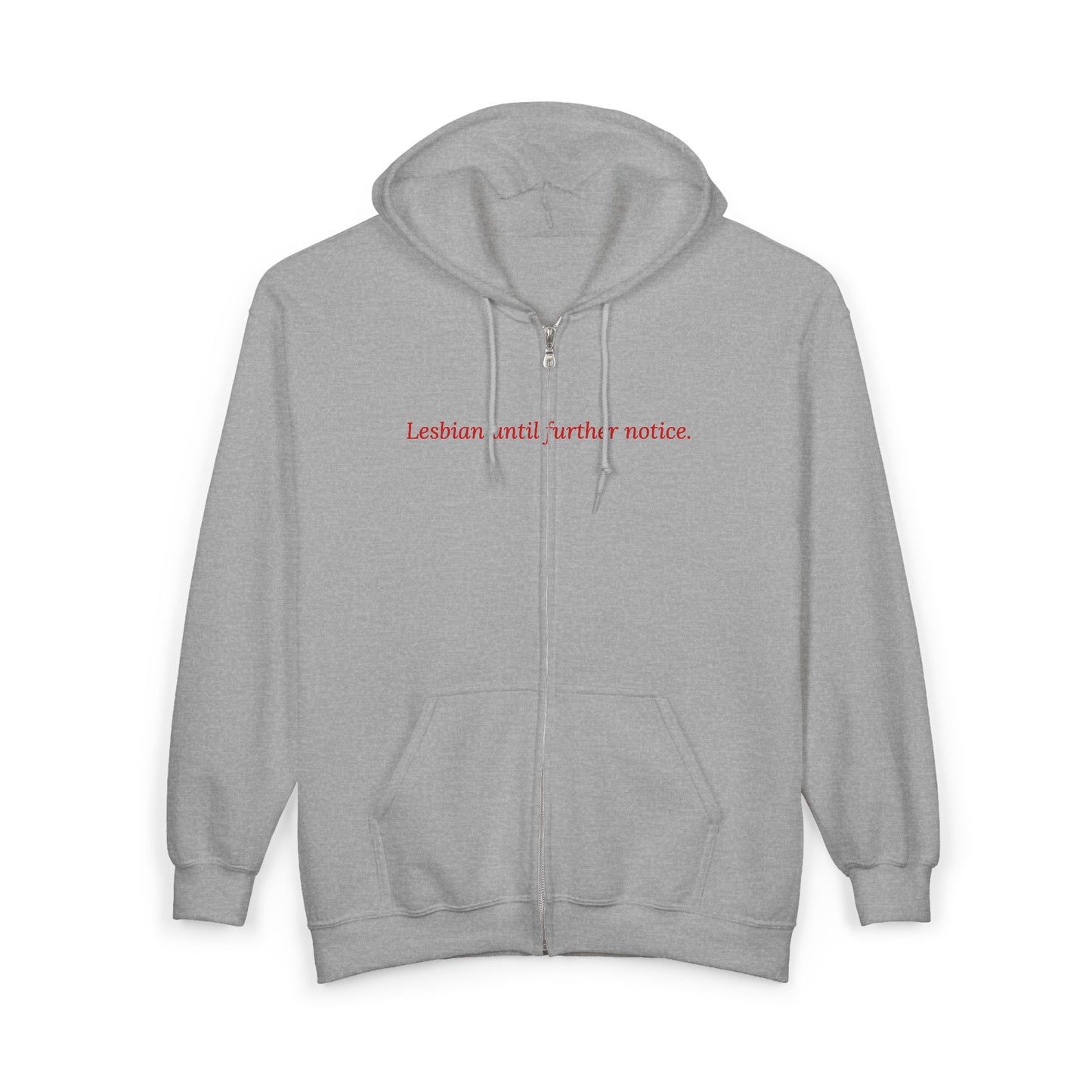 Lesbian Until Further Notice — Cursive | Hoodie