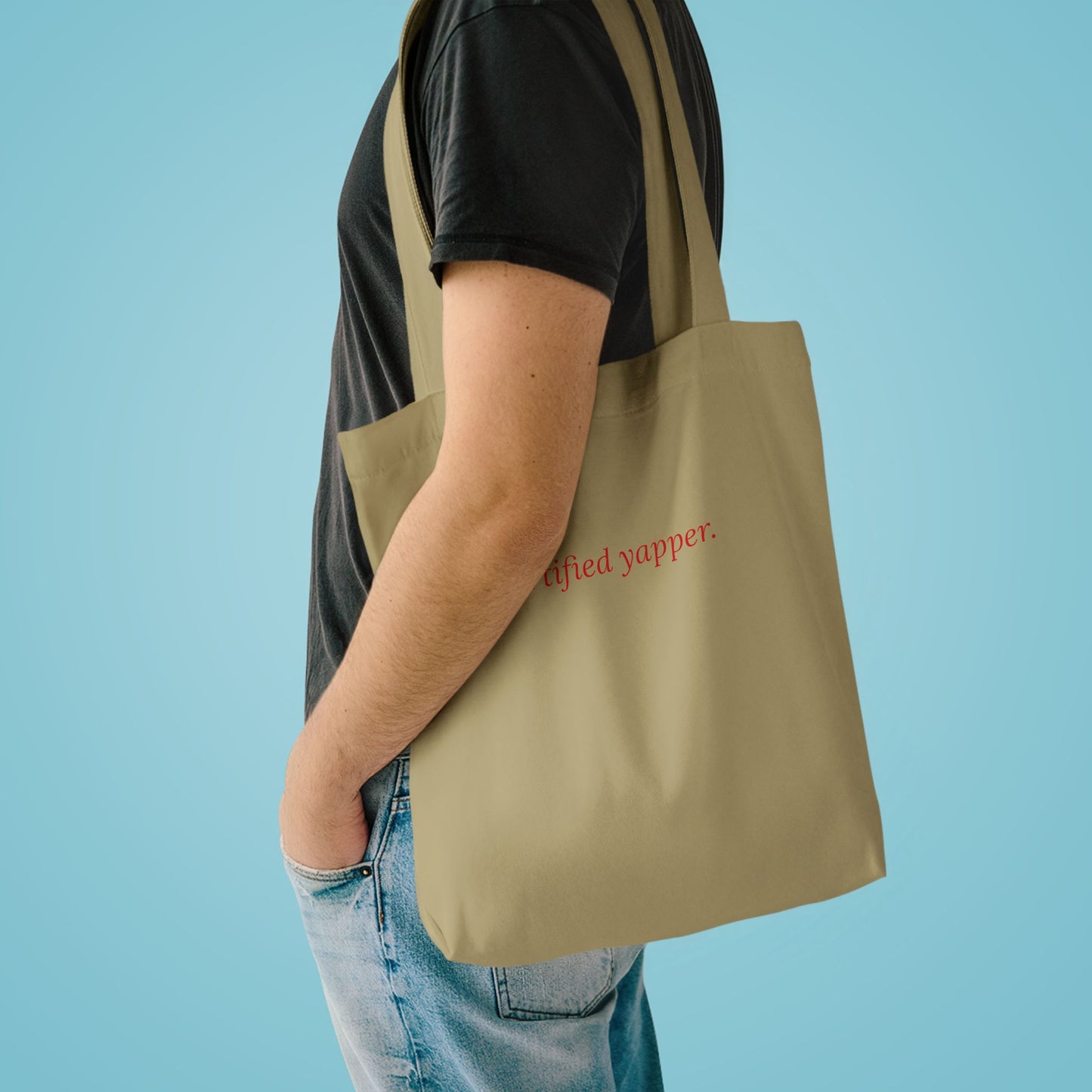 Certified Yapper — Cursive | Tote Bag