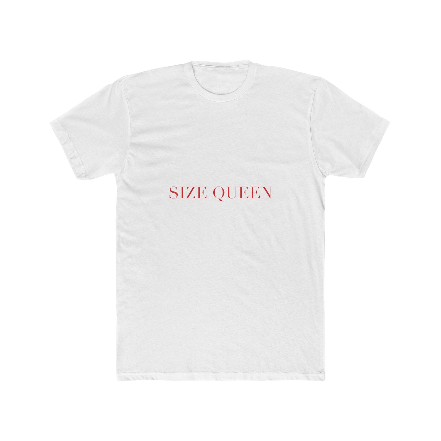 SIZE QUEEN — Cursive | Unisex Tee