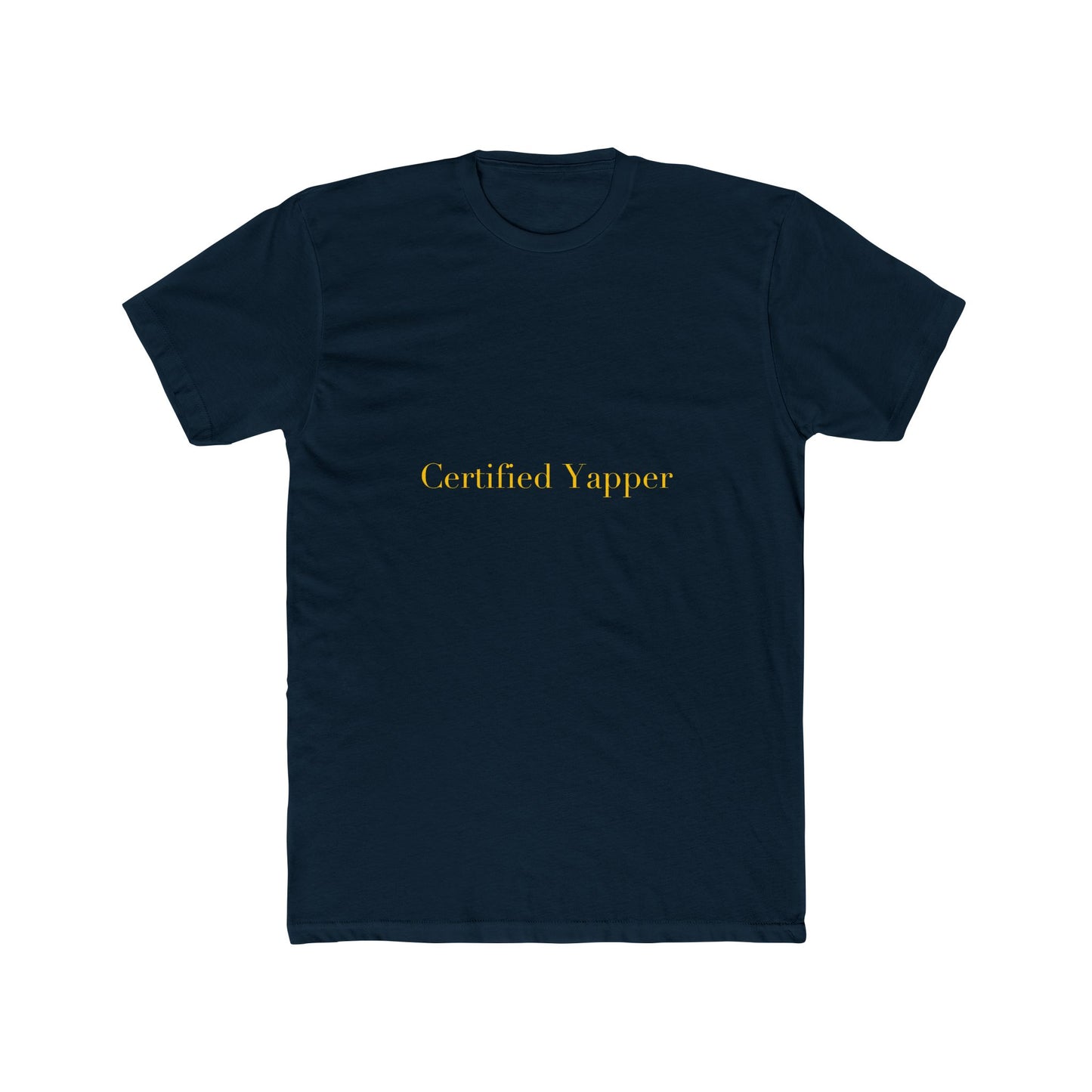 Certified Yapper — Cursive | Unisex Tee