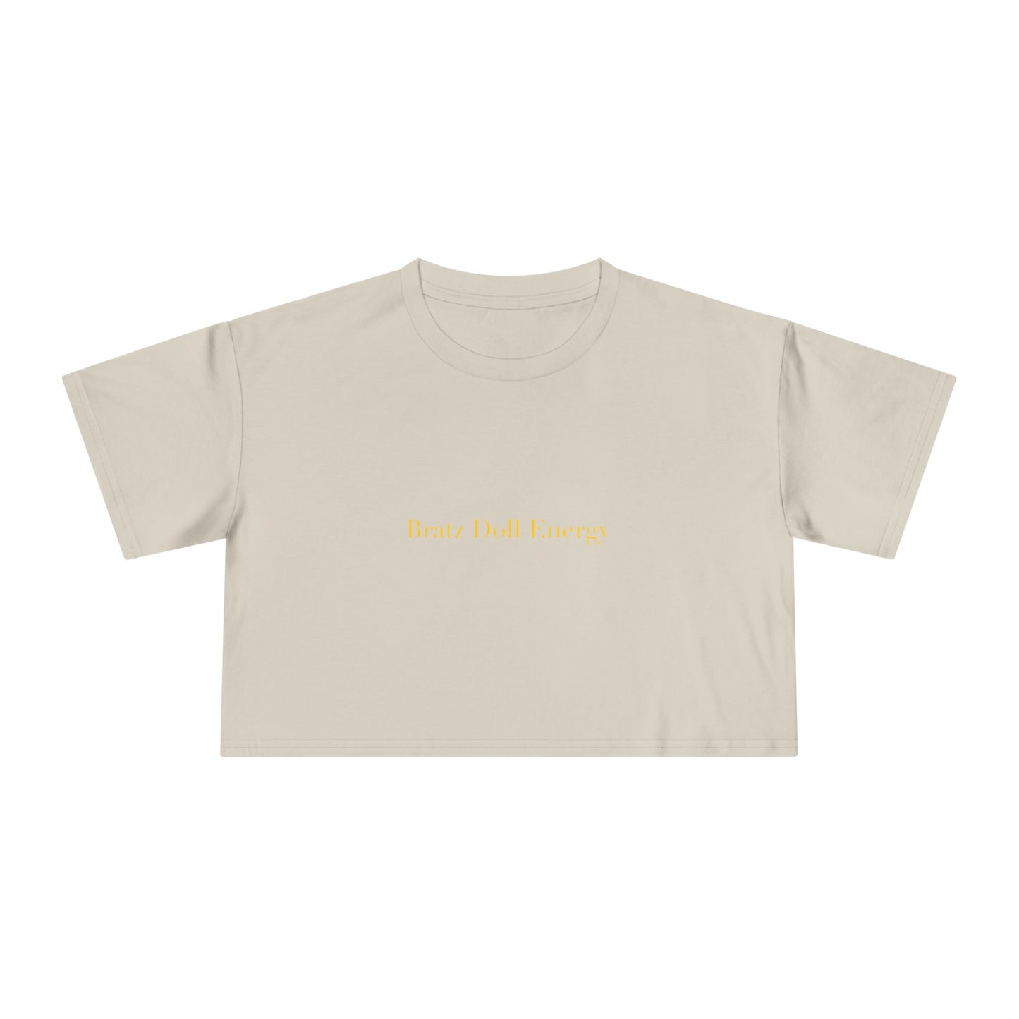 Bratz Doll Energy — Cursive | Crop Tee