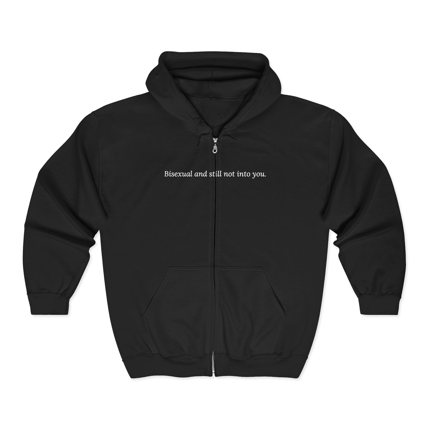 Bisexual and Still Not Into You — Cursive | Hoodie