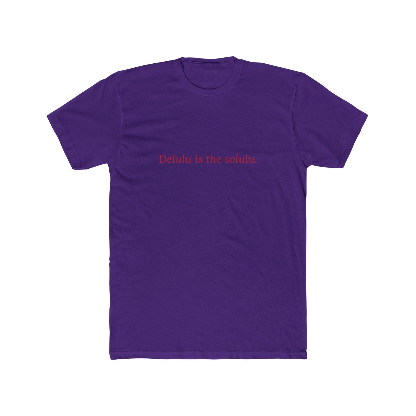 Delulu Is the Solulu — Cursive | Unisex Tee