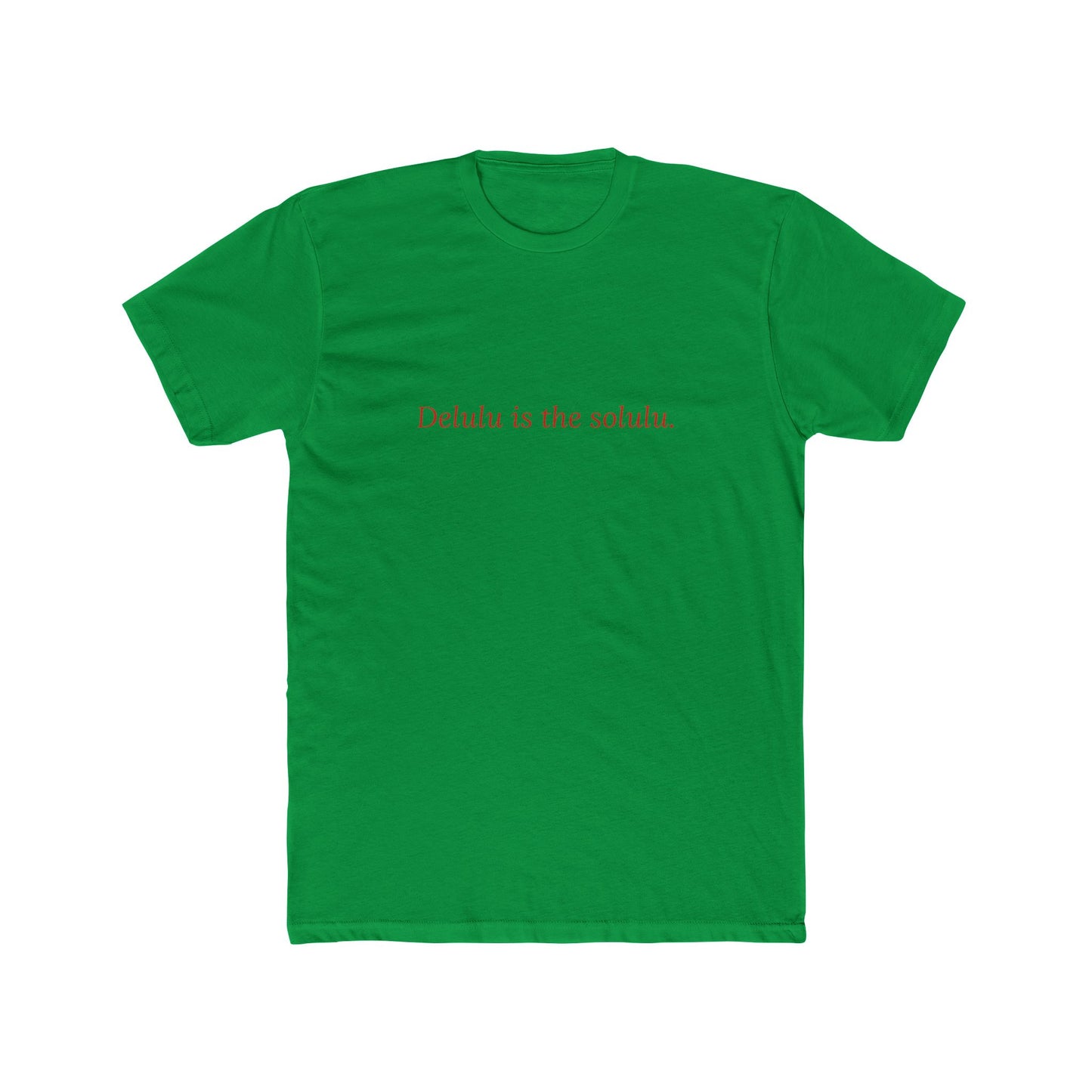 Delulu Is the Solulu — Cursive | Unisex Tee