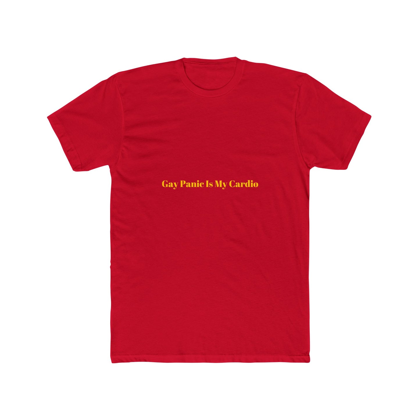 Gay Panic Is My Cardio — Bold | Unisex Tee