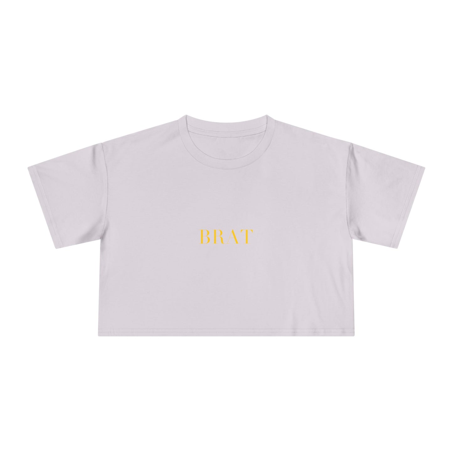BRAT — Cursive | Crop Tee