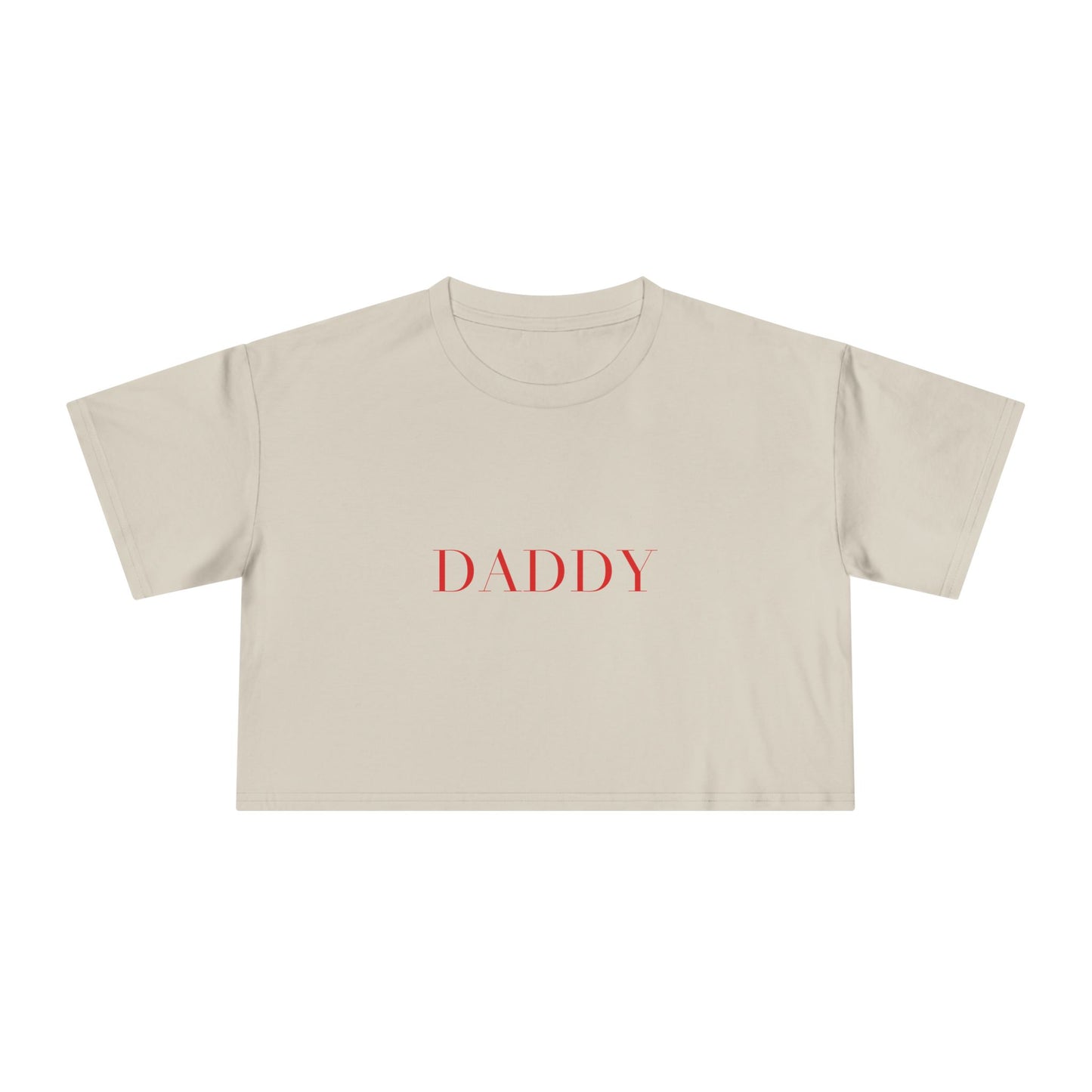 DADDY — Cursive | Crop Tee