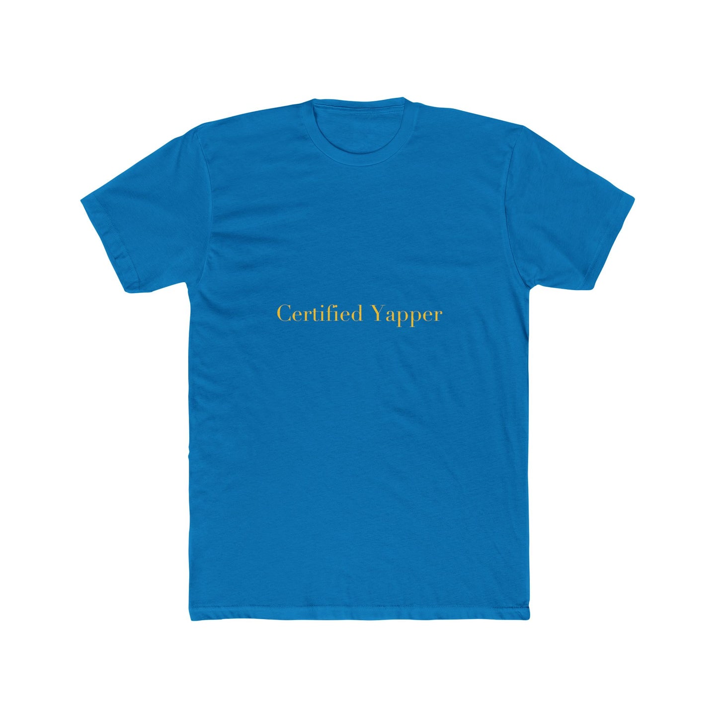 Certified Yapper — Cursive | Unisex Tee
