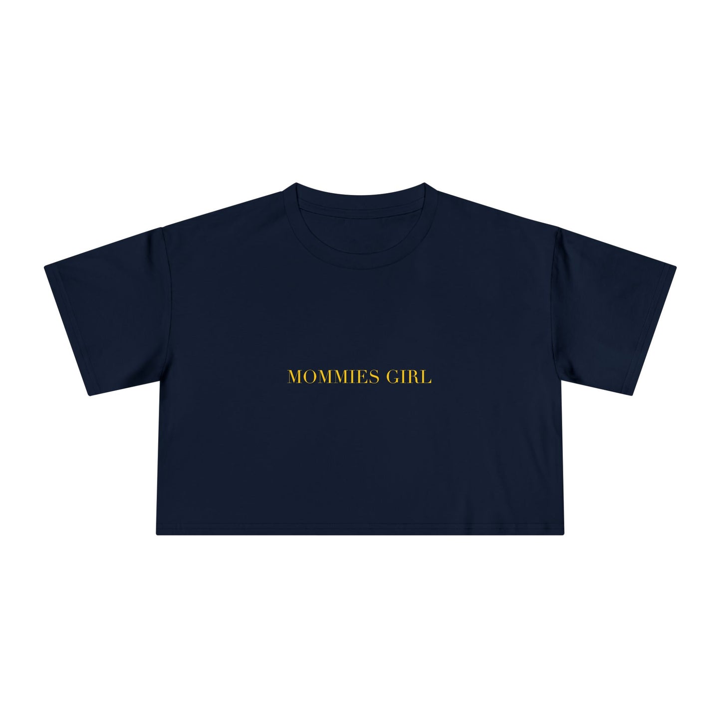 MOMMIES GIRL — Cursive | Crop Tee