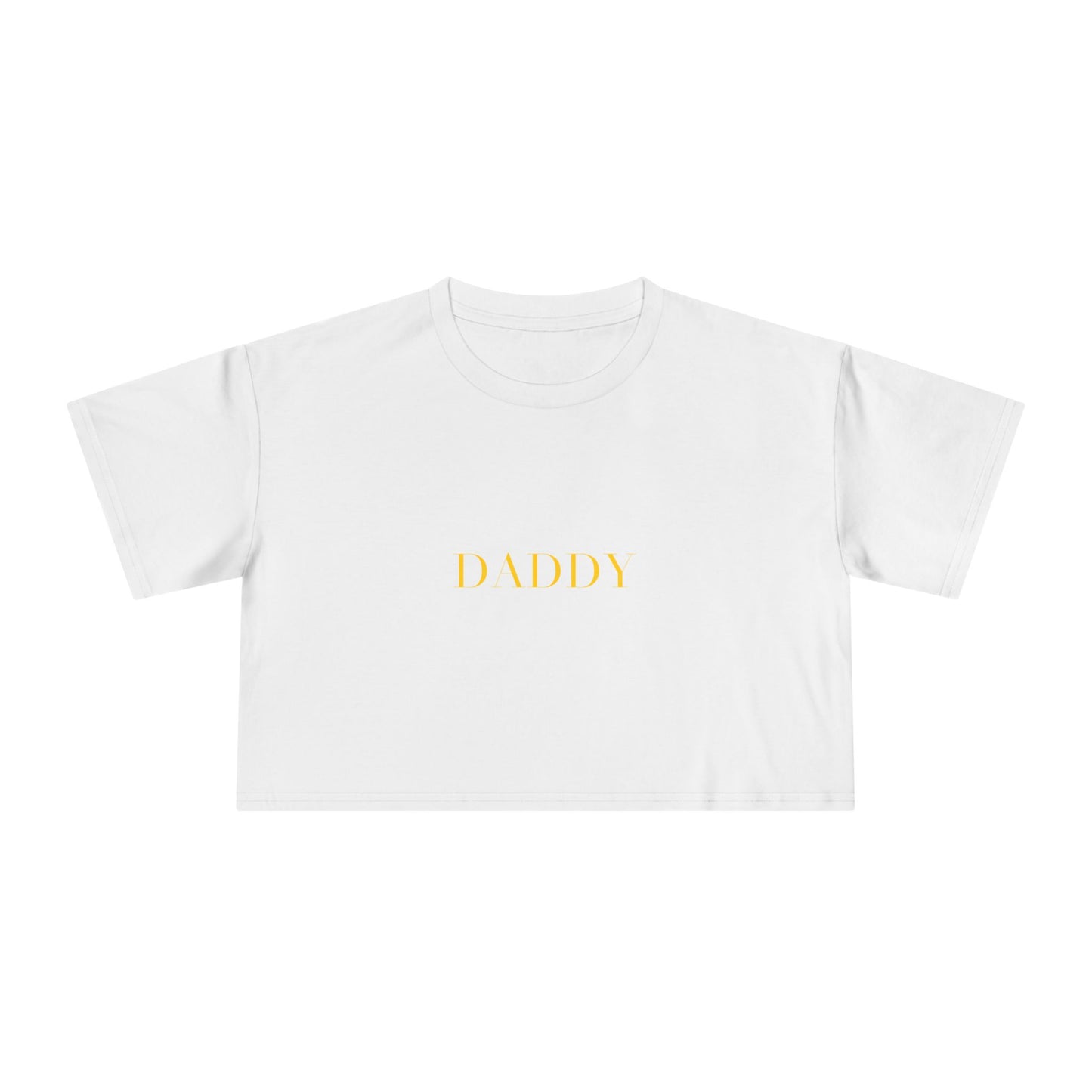 DADDY — Cursive | Crop Tee