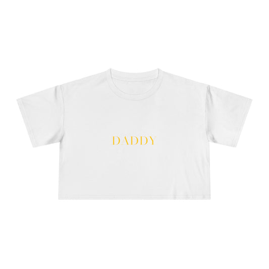 DADDY — Cursive | Crop Tee