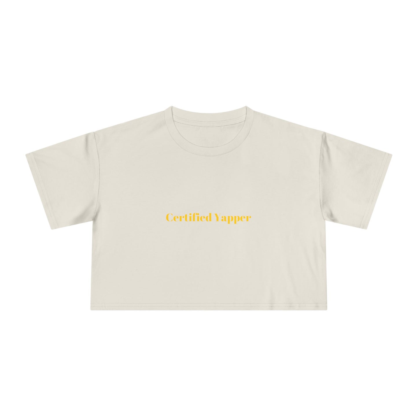 Certified Yapper — Bold | Crop Tee
