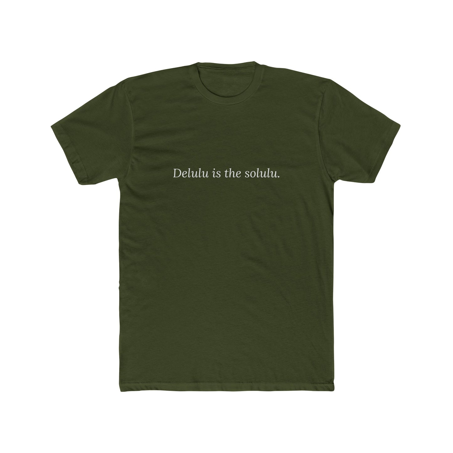 Delulu Is the Solulu — Cursive | Unisex Tee