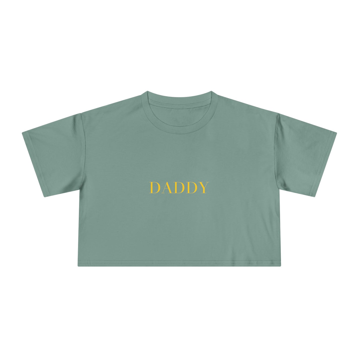 DADDY — Cursive | Crop Tee