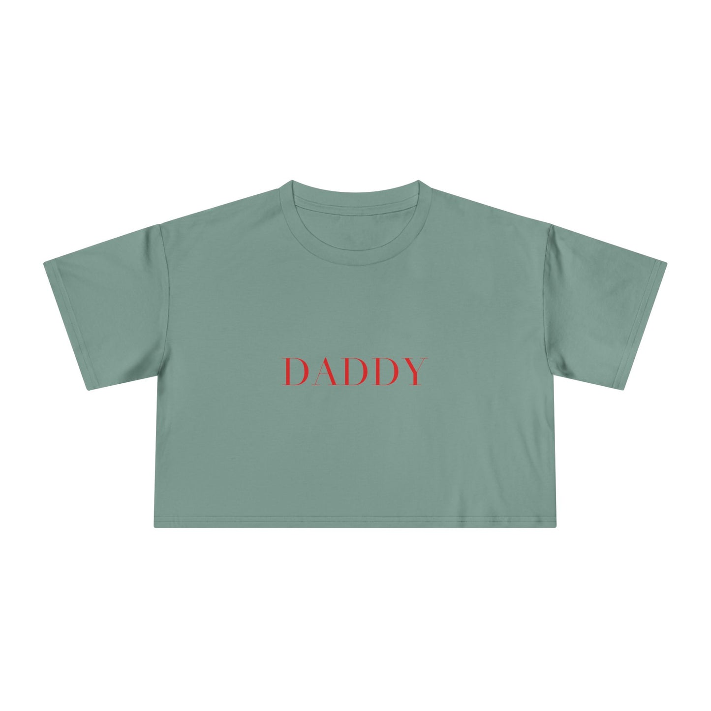 DADDY — Cursive | Crop Tee